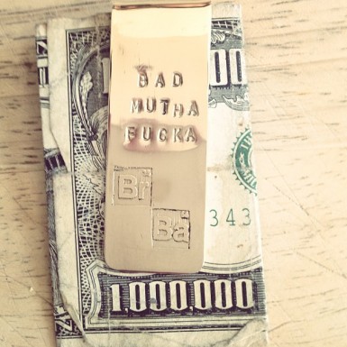 breaking bad bad mofo money clip by lovinganvil